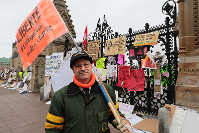 Ottawa Truck Protest : February 2022 : Personal Photo Projects : Photos : Richard Moore : Photographer